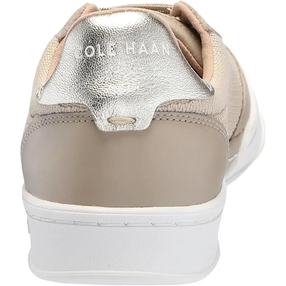 NWT Cole Haan Womens Grandpro Leisure Sneaker tan gold sz 6